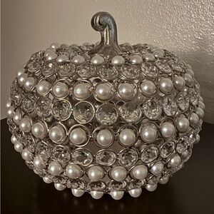 Vintage Nanette Lepore Crystal | Pearl Decorative Pumpkin